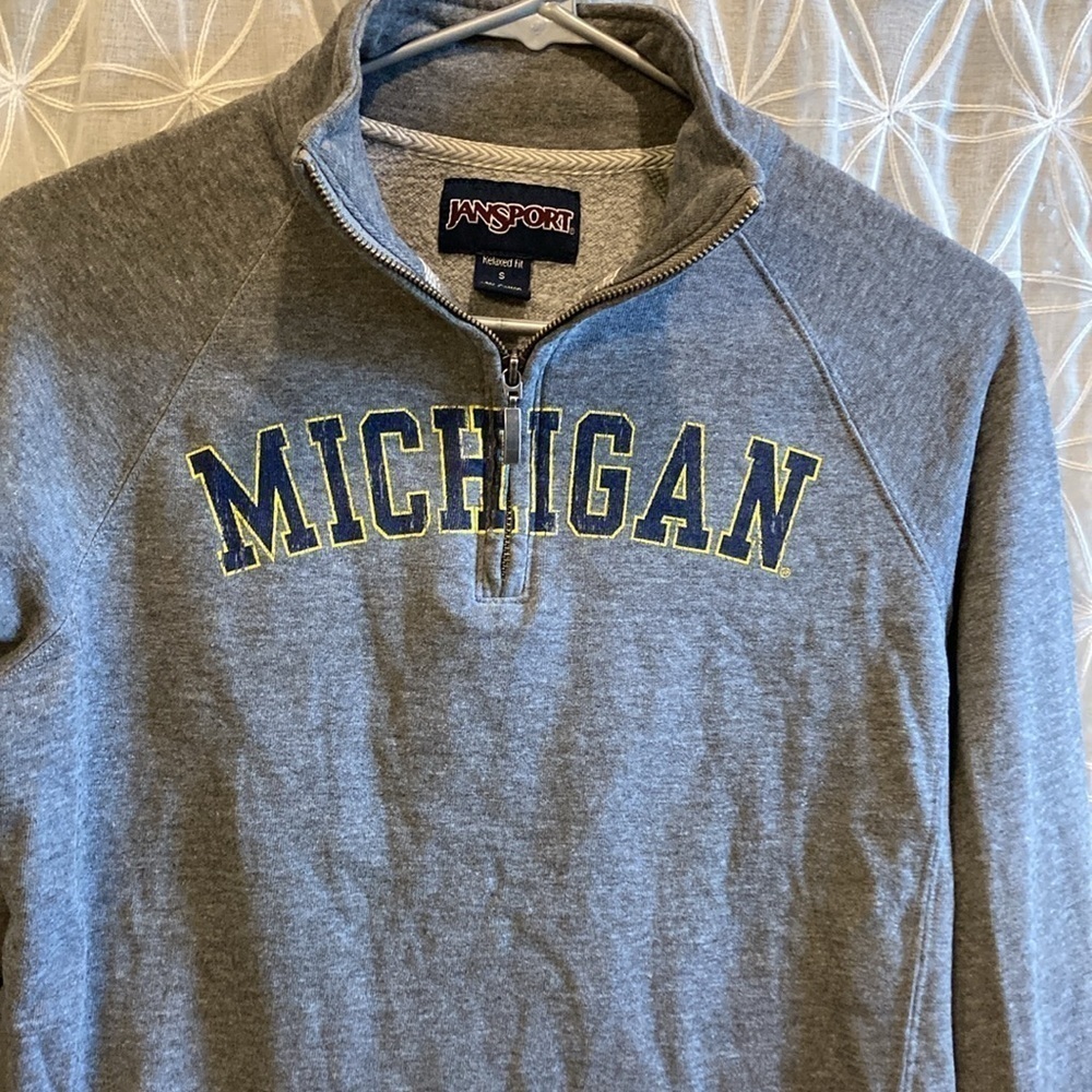 Jansport Michigan 1/4 Zip Up - Picture 2 of 6